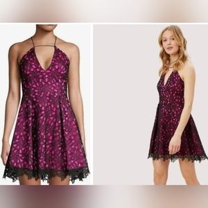 Milly Black and Fuscia Dress